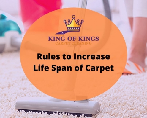 Rules to Increase Life Span of Carpet