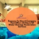 24 Hours Of Water Damage Restoration Services