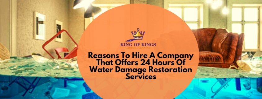 24 Hours Of Water Damage Restoration Services