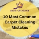 10 Most Common Carpet Cleaning Mistakes